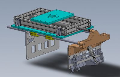 码垛夹爪solidworks模型