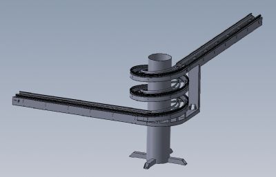 螺旋输送机solidworks模型