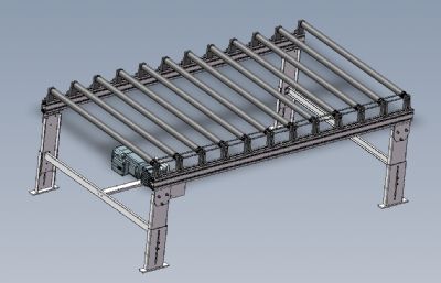 滚筒输送线solidworks模型