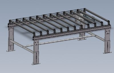 滚筒输送线solidworks模型