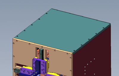 金属管热压缩口机solidworks模型