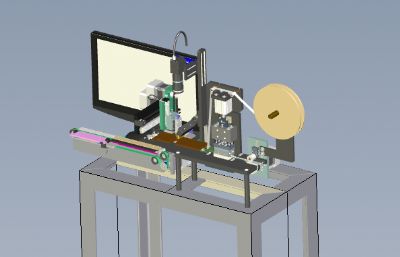 密封袋包装机solidworks模型