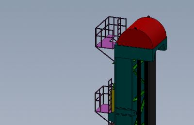 皮带式抽油机solidworks模型