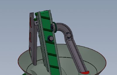 瓶盖自动送料机solidworks模型