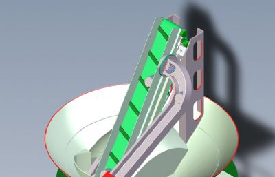 瓶盖自动送料机solidworks模型