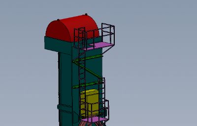 皮带式抽油机solidworks模型