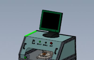 平面度检测机solidworks模型