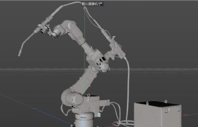 焊接机器人,机械臂OBJ模型