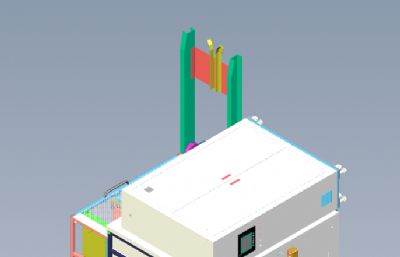 气动式塑料热熔焊接机solidworks模型