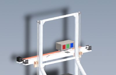 墙体彩绘机solidworks模型