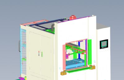 气动式塑料热熔焊接机solidworks模型