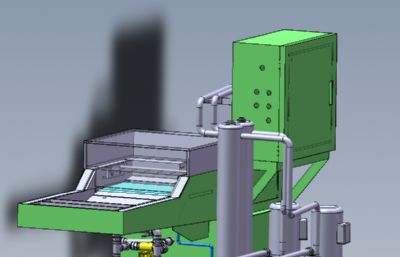 双油路涂油机solidworks模型