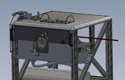 切钻机solidworks模型