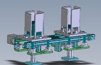 上下托盘组件solidworks模型