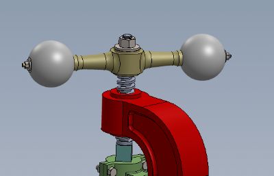 手工钻孔台solidworks模型