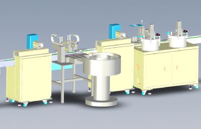 全自动点胶组装机solidworks模型