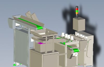 全自动胡萝卜加工切片机solidworks模型