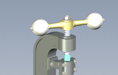 手工钻孔台solidworks模型