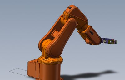 取料机械手,工业机器人solidworks模型