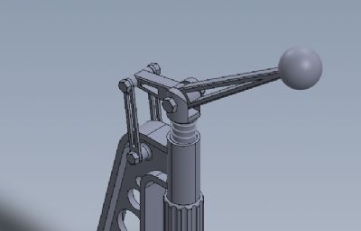 手动压台solidworks模型