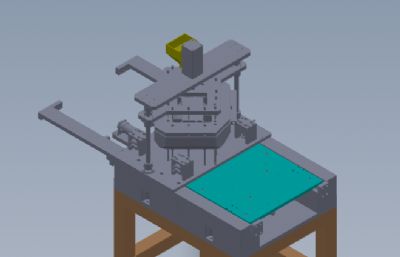 热熔植螺母机solidworks模型