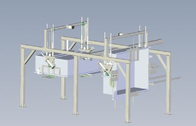 提升翻转机械手solidworks模型