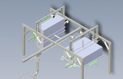 提升翻转机械手solidworks模型