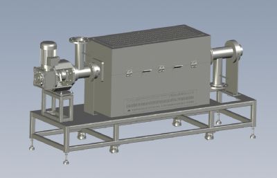 碳酸钙粉末传输搅拌反应器solidworks模型