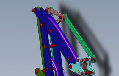 含两套抓取机的码垛机器人solidworks模型