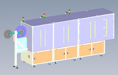 Type-C接口全自动化组装机solidworks模型