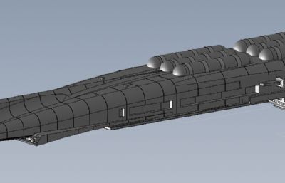 太空航母solidworks模型