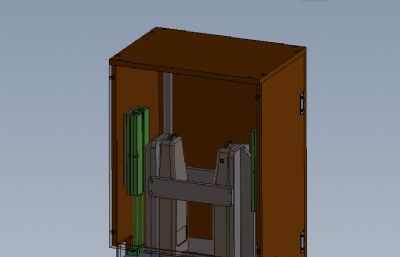 LED按键测试机solidworks模型