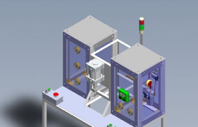 限位器螺杆测试机器solidworks模型