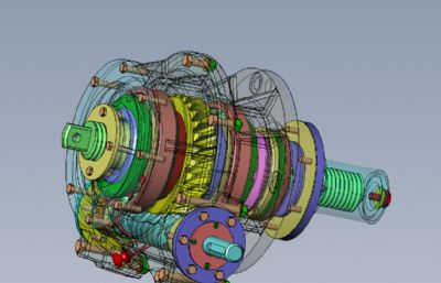 蜗轮丝杠传动升降机solidworks模型