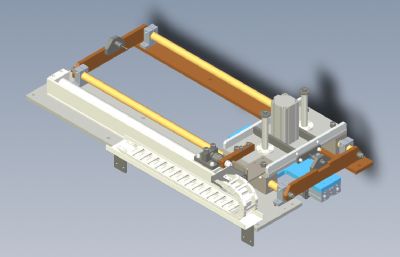 往返滑动定位设备solidworks模型