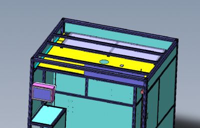 型材装载平台solidworks模型