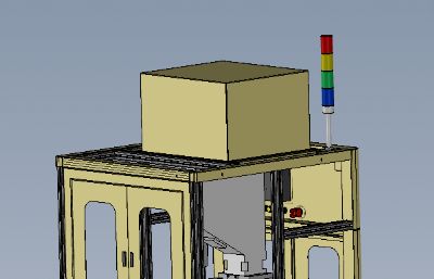 压机,自动组装机solidworks模型