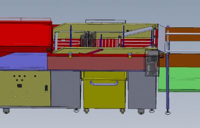 油炸食品机solidworks模型