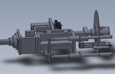 自动卷绕机solidworks模型