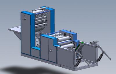 solidworks折叠式点胶机