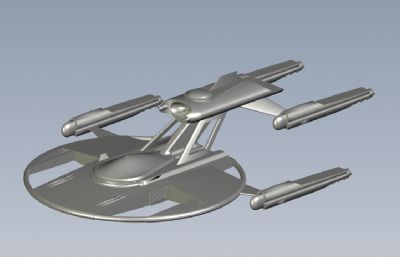 NCC firefox宇宙飞船solidworks模型