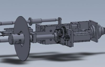 自动卷绕机solidworks模型