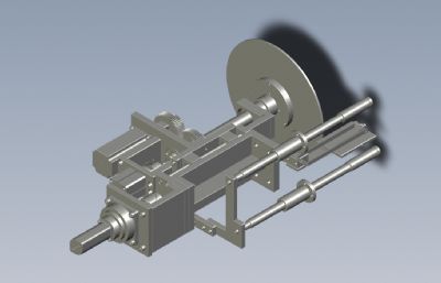 自动卷绕机solidworks模型