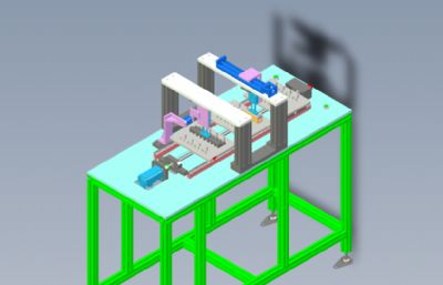 羊毛刷打磨机solidworks模型