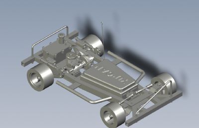 遥控车,四驱车玩具solidworks模型