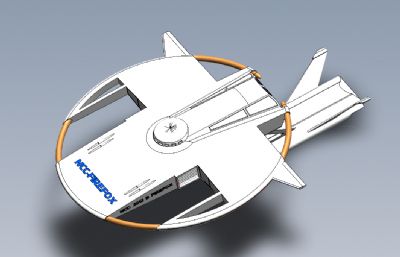 NCC firefox宇宙飞船solidworks模型