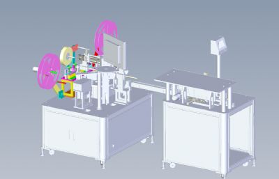 HDMI测试包装机solidworks模型