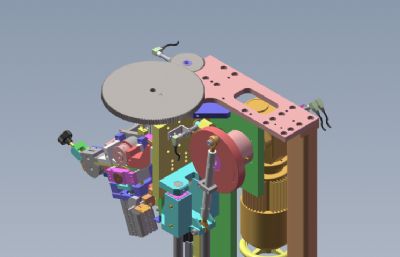 自动组装焊接机solidworks模型