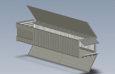 展翼集装箱step格式文件