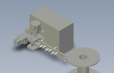 solidworks自动切扎带机